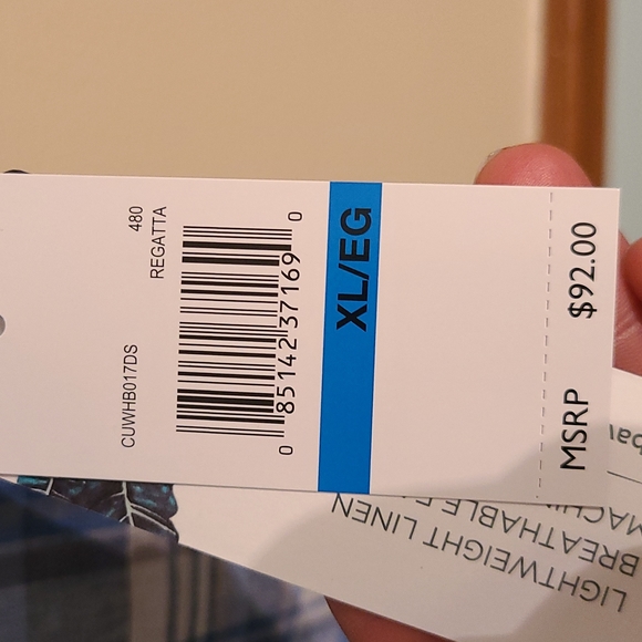 Cubavera Linen Short Sleeve Button Up New - Picture 4 of 4